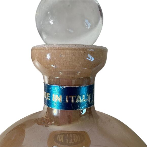 Vintage Italian Art Glass Perfume Bottles Pair Murano Lavorazione Italy Set Of 2 - Picture 2 of 8